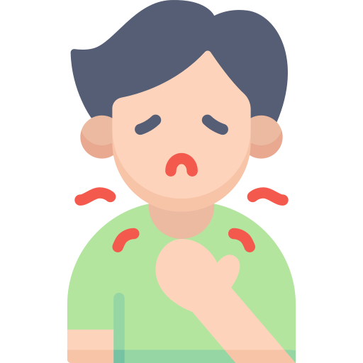 Sore Throat (adults and children aged 5 years and over) Icon